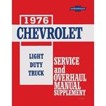 Service Manual, 1976 Chevrolet C/K Truck/Suburban/Blazer