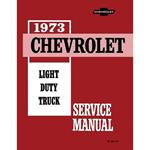 Service Manual, 1973 Chevrolet C/K Truck/Suburban/Blazer
