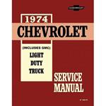 Service Manual, 1974 Chevrolet C/K Truck/Suburban/Blazer