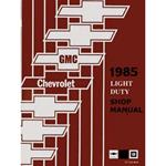 Service Manual, 1985 Chevrolet C/K Truck/Suburban/Blazer