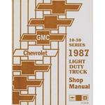 Service Manual, 1987 Chevrolet C/K Truck/Suburban/Blazer
