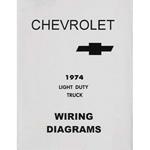 Wiring Diagram, 1974 Chevrolet/GMC C/K Truck, Complete Chassis