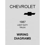Wiring Diagram, 1987 Chevrolet/GMC C/K Truck, Complete Chassis