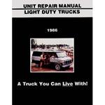 Service Manual, 1986 Chevrolet C/K Truck/Suburban/Blazer, Overhaul
