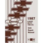 Service Manual, 1987 Chevrolet C/K Truck/Suburban/Blazer, Overhaul