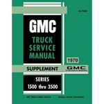 Service Manual, 1970 GMC C/K Truck/Jimmy, Supplement to 1969