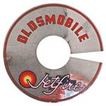 Decal, Air Cleaner, 1965-67 Cutlass, 330-2V, 7.5" Oldsmobile Jetfire, Silver