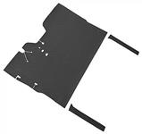 Floor Covering, Vinyl, 1947-55 GM Truck Standard Cab, Front w/Side Extensions