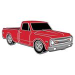 Enamel Lapel Pin, Coor Car Pins, 1967 Chevrolet C10