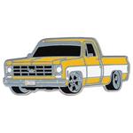 Enamel Lapel Pin, Coor Car Pins, 1978 Chevrolet C10