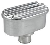Breather, Valve Cover, Push-In, Oval & Finned