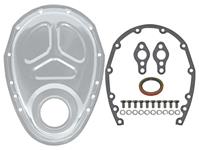 Timing Cover Set, Steel Aftermarket Style, GM Small-Block