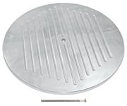 Air Cleaner Lid, 14" Ball Milled, Aluminum