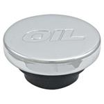 Oil Cap, Push-In, Steel w/Oil Logo