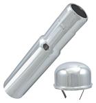 Oil Fill Cap and Tube, SB Chevy, Tapered Tube