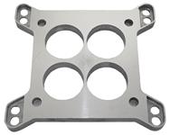 Adapter Plate, Carburetor, Square Bore to Small 4BBL, 1/2" Ported 4-Hole