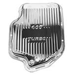 Transmission Pan, TH400, Extra Deep, Finned w/Stamped Turbo 350