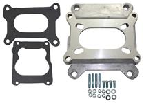 Adapter Set, Carburetor, 2BBL to 4BBL(Quadrajet), 1" Open Port, w/Gaskets