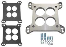 Adapter Set, Carburetor, Square Bore to Small 4BBL, 1/2" Ported, w/Gaskets