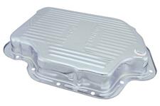 Transmission Pan, TH400, Stock Depth, Finned w/Stamped Turbo 400
