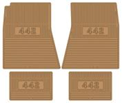 Floor Mats, Rubber, 1969-72 Oldsmobile 442, Standard Logo