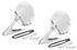 Mirror, Outside 1964-66 GTO/Lemans/Tempest/Bonneville/Catalina/Grand Prix, Pair