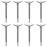 Wing Nut Kit, Valve Cover, Y-Bar, 1/4"-20, 4" Long, 8pc