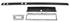 Dash Chrome Kit, 1966 Malibu & El Camino w/o AC, w/Upper Dash Strip