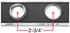 Dash Chrome Kit, 1966 Super Sport 396 w/o AC, w/Upper Dash Strip