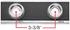 Dash chrome kit, 1967 El Camino & Malibu w/o AC, w/Upper Dash Strip
