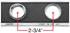 Dash Chrome Kit, 1967 Super Sport 396 w/o AC, w/Upper Dash Strip