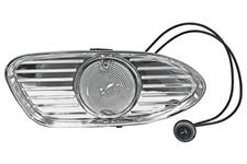 Parking Lamp Assembly, Front, 58-59 GMC Trucks, Clear w/6 or 12 Volt System