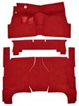 Carpet, Loop, 1957-58 Cadillac Series 62 Sedan de Ville, 3-Piece
