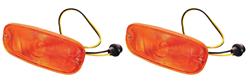 Parking Lamp Assembly, Front, 58-59 Chevrolet Trucks, w/6 or 12 Volt System, Pr