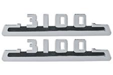 Emblems, Hood Sides, 1953-54 Chevrolet Trucks, 3100