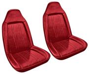 Seat Upholstery, 1973 Monte Carlo, Front Buckets, Cloth