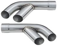 Exhaust Tips, Splitter, Pypes, 1964-65 GTO