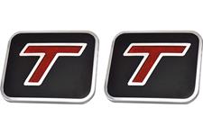 Emblems, Fender, 1987 Buick Turbo "T", Pair