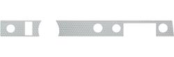 Dash Insert, Swirled Aluminum, 1970-72 GTO, Lower, Peel & Stick Vinyl