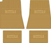 Floor Mats, Rubber, 1966 Pontiac, Tempest
