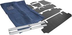 Carpet Kit, 1971-76 Bonneville/Catalina/Riviera, 2dr, AT, w/Deadener/Sill Plates