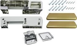 Armrest Base/Pad Kit, Rear, 1965-67 A-Body & 1965-67 Pontiac Full-Size