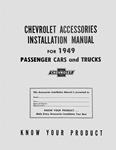 Accessory Parts & Installation Manual, 1949 Chevrolet