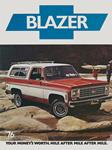 Sales Brochure, Full Color, 1976 Chevrolet Blazer