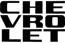 Decal, Grille Lettering, 1958-59 Chevrolet Trucks