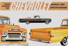 Sales Brochure, Full Color, 1959 Chevrolet Trucks