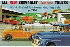 Sales Brochure, Full Color, 1955 Chevrolet Trucks, 2nd Series