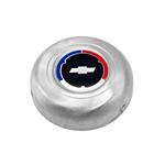 Horn Button, Grant Classic & Challenger Series, R/W/B Bowtie, Stainless