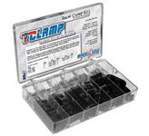 T-Clamp Racer, Made4You, #4 to #10 Single & 9/16" to 15/16" Double Clamps, Black