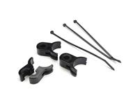 Chazis Clamp, Made4You, Screwless, 1-5/8" Chassis Tube to Hose, 3-Piece, Black